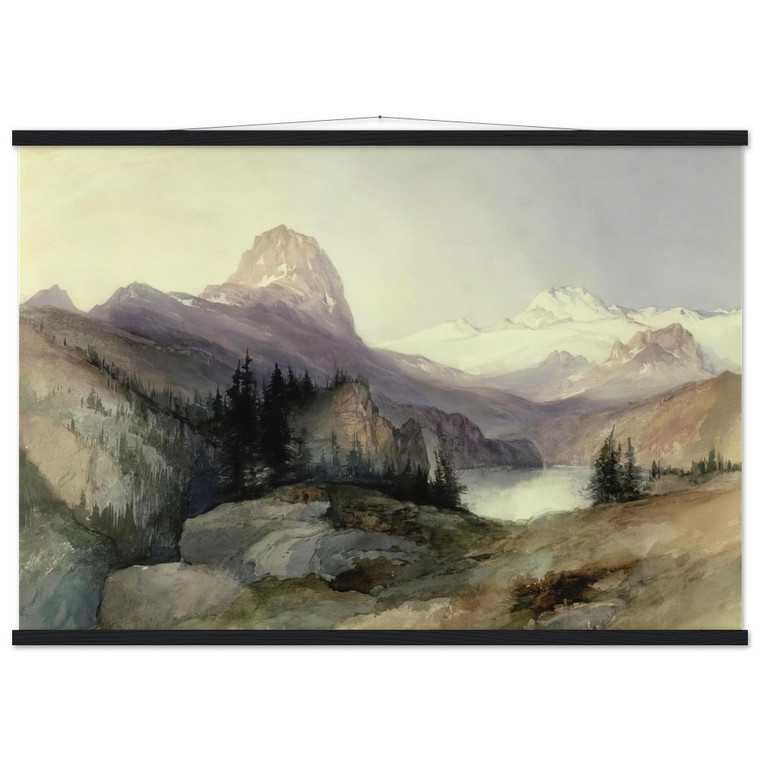 Moran Bighorn Mountains Museum-Quality Matte Paper Poster with Hanger