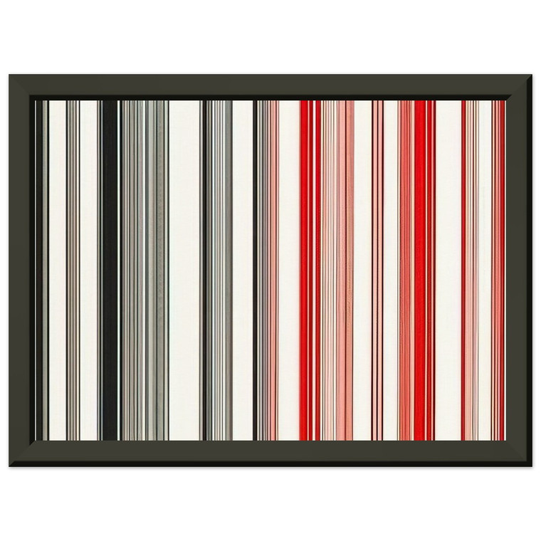 Gene Davis  Night Rider  1983 Premium Metal Framed Art Print / Poster