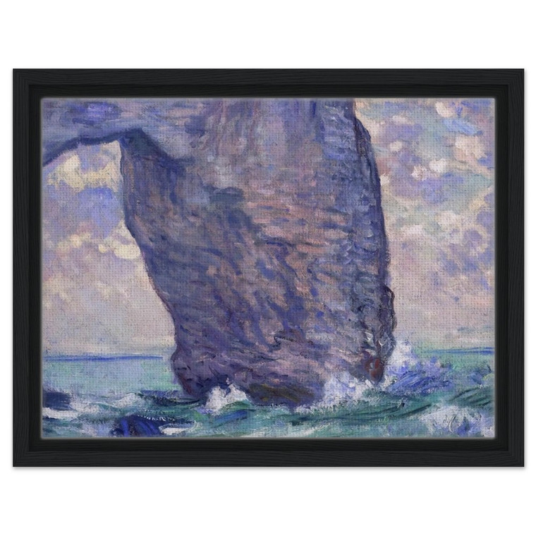 claude monet  The Manneport Seen from Below Framed Canvas
