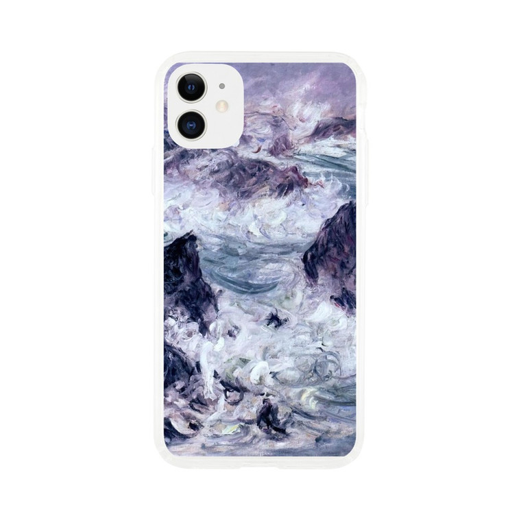 claude monet - Storm at Belle-Ile Clear case