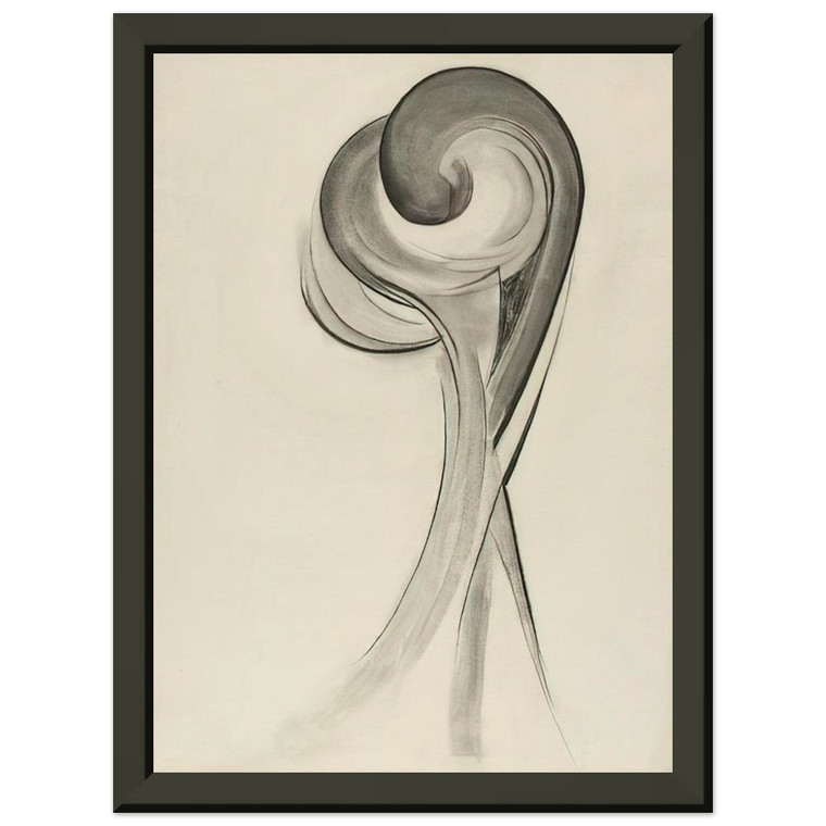 Georgia OKeeffe  Drawing XII Premium Metal Framed Art Print / Poster