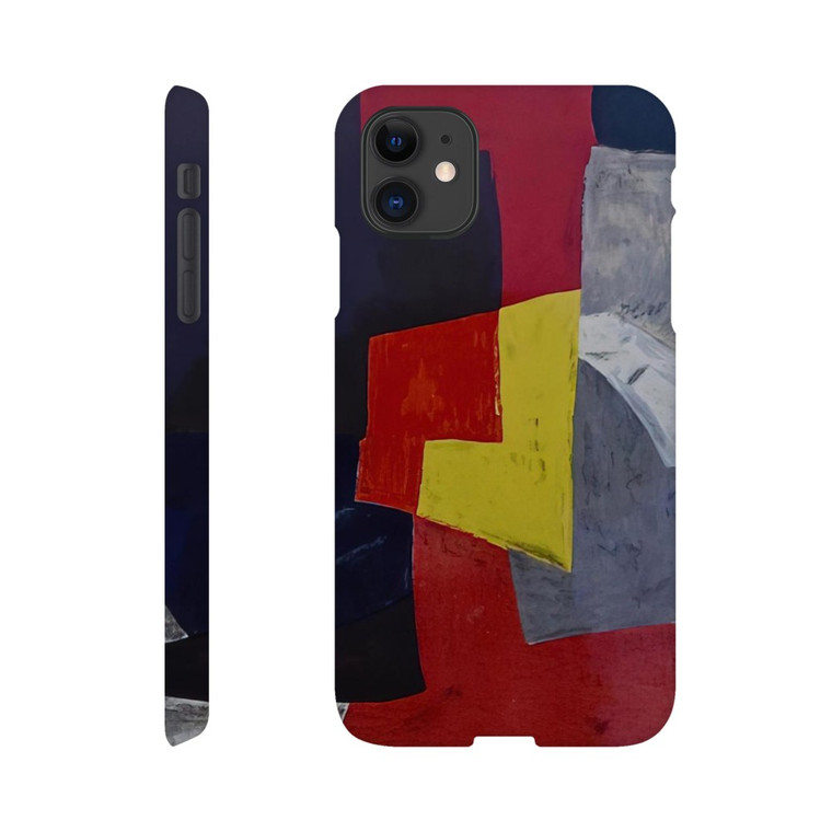 Serge Poliakoff - Composition grise rouge et jaune - 1960 Slim case