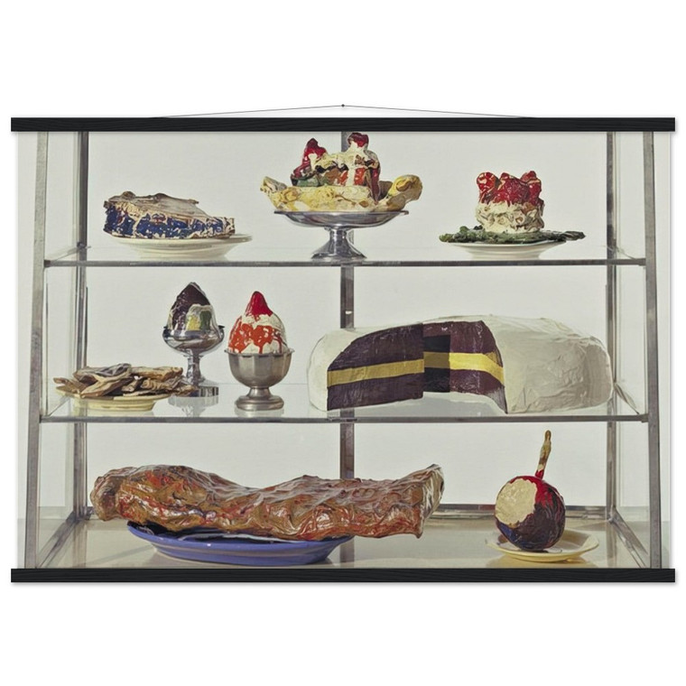 Claes Oldenburg PASTRY CASE I 1962 Matte Paper Poster with Hanger