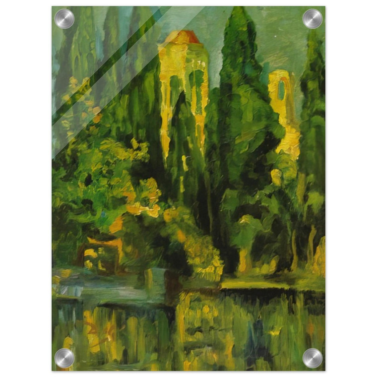 Salvador Dali  VILABERTRIN CHURCH TOWER 1919 Acrylic Print