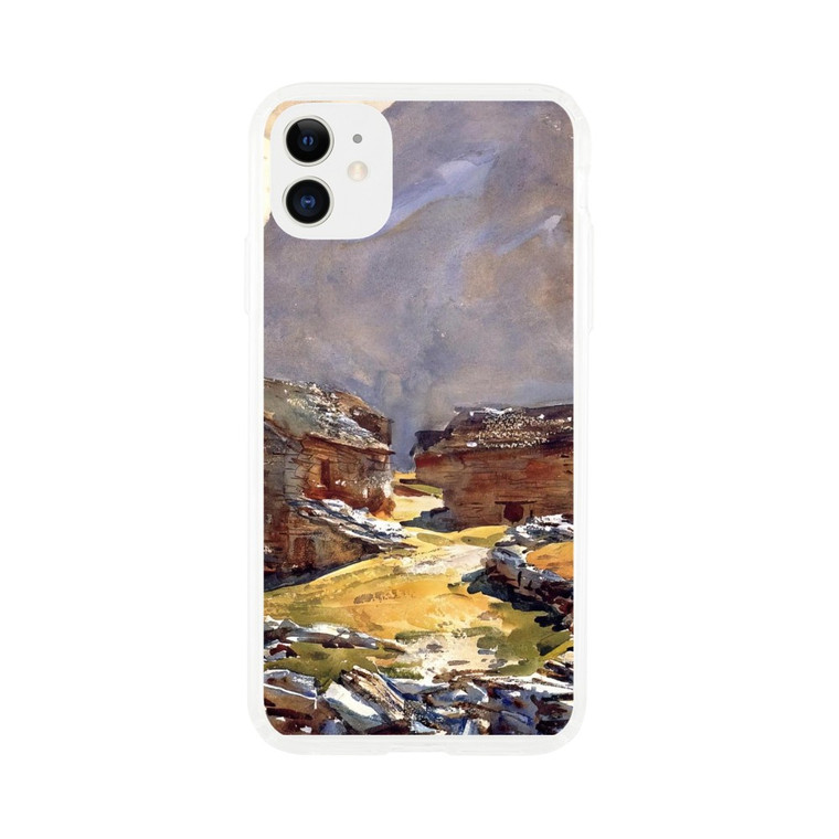 John Singer Sargent - Simplon Pass Chalets Clear case