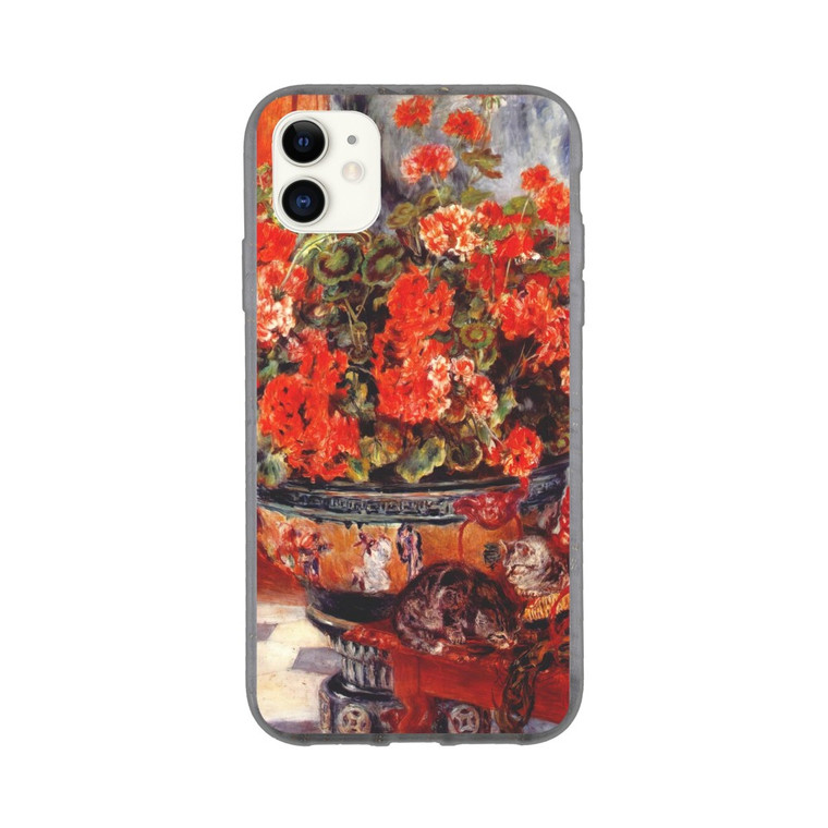 Pierre-Auguste Renoir - Geraniums and Cats Bio case