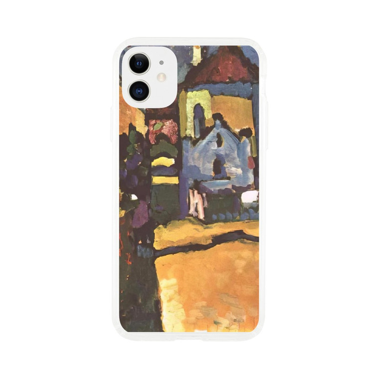 Wassily Kandinsky - GRUNGASSE IN MURNAU 1909 Clear case