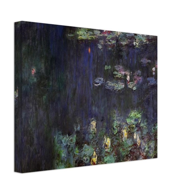 claude monet  Water Lilies Green Reflection right half Canvas