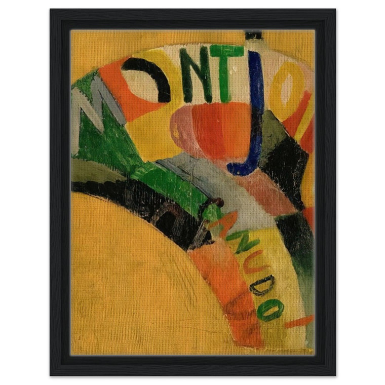 Sonia Delaunay  MONTJOIE Framed Canvas