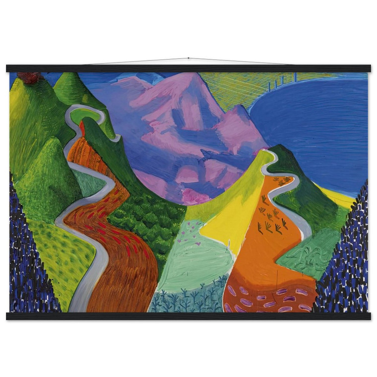 David Hockney  David Hockney N2 Museum-Quality Matte Paper Poster with Hanger