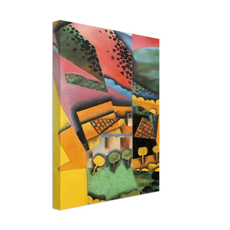 Juan Gris  LANDSCAPE AT CERET 1913 Canvas