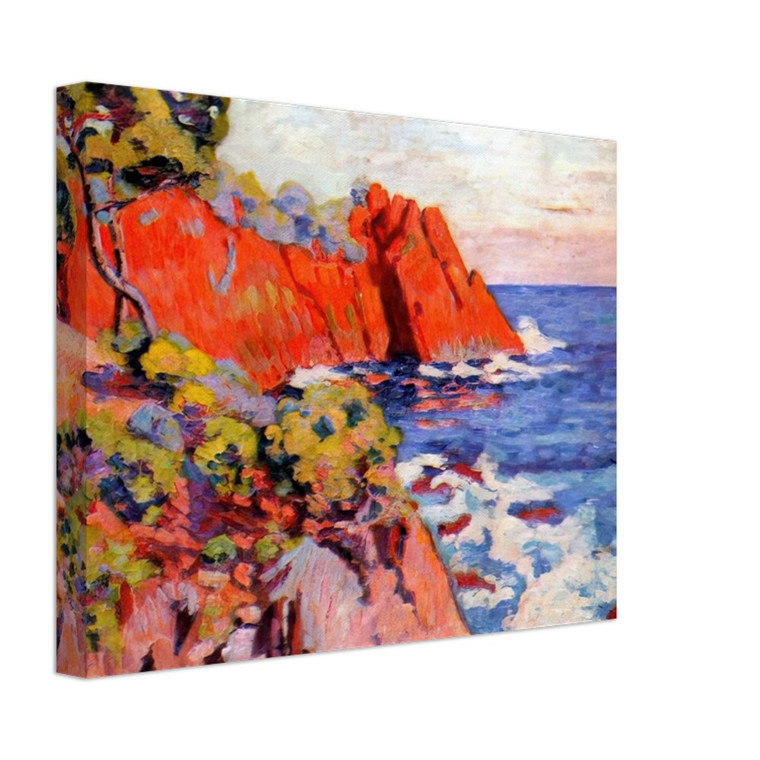 Armand Guillaumin  Rochers sur la Cote a Agay  1907 Canvas