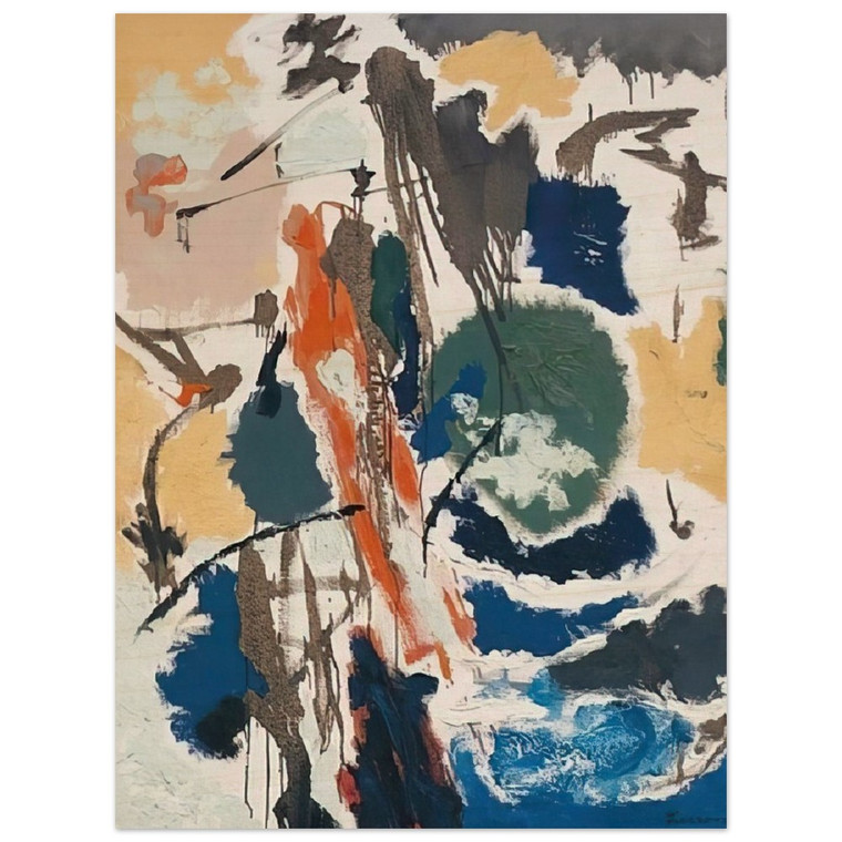 John Ferren  Outdoors  1952 Wood Print