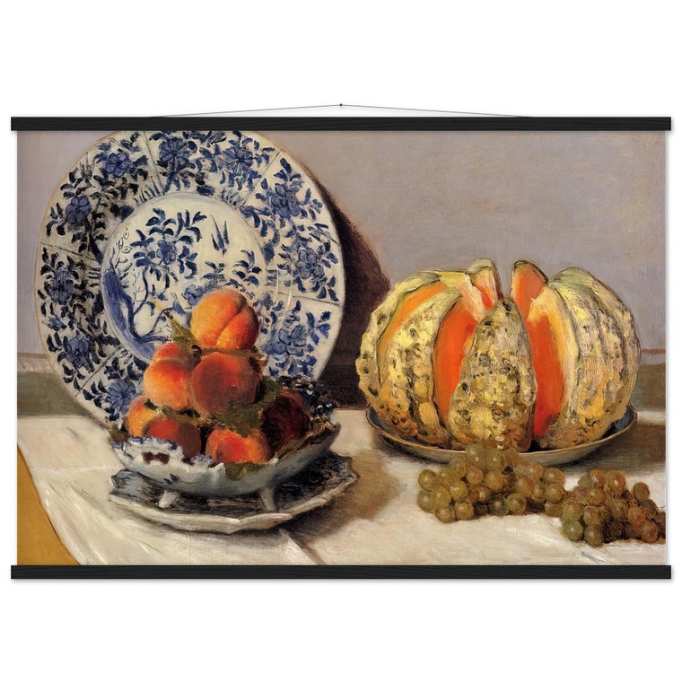 Claude Monet Still Life with Melon N1 Matte Paper Poster with Hanger