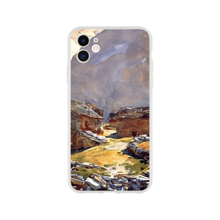 John Singer Sargent - Simplon Pass Chalets Flexi case