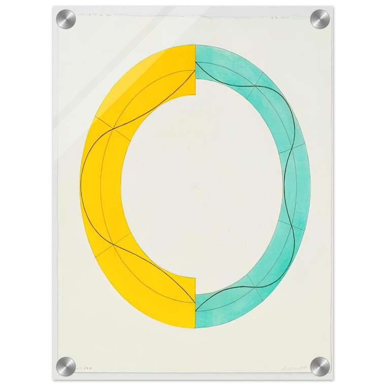 Robert Mangold  SPLIT RING IMAGE 2008 Acrylic Print