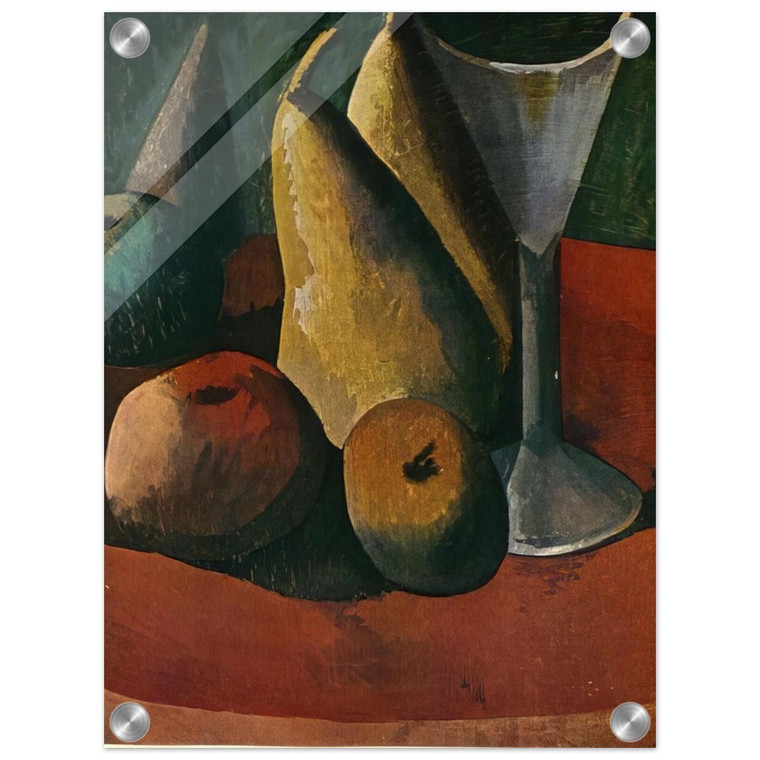 Pablo Picasso  Glass and fruits Acrylic Print