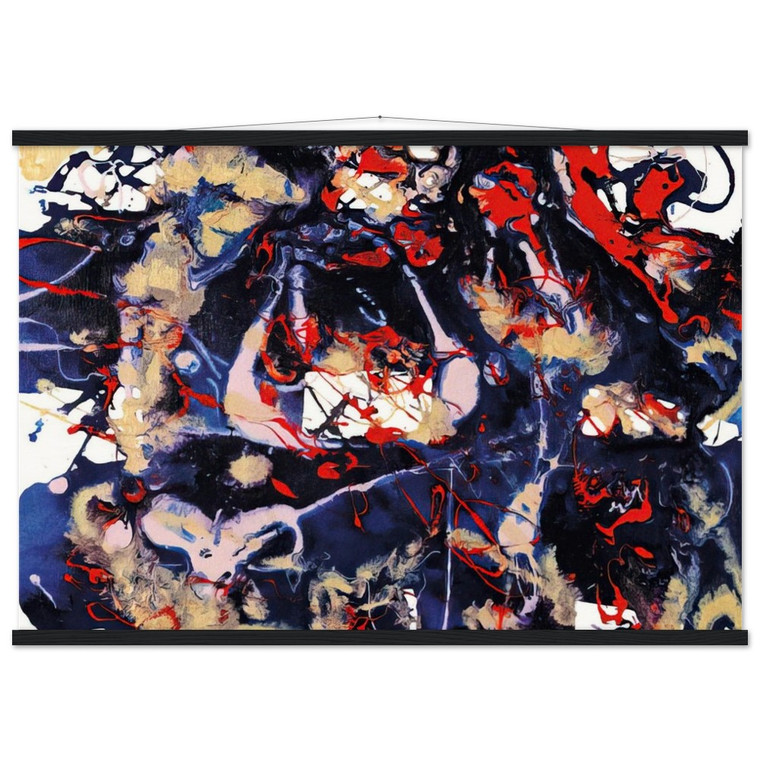 Sam Francis Untitled Museum Quality Matte Paper Poster with Hanger