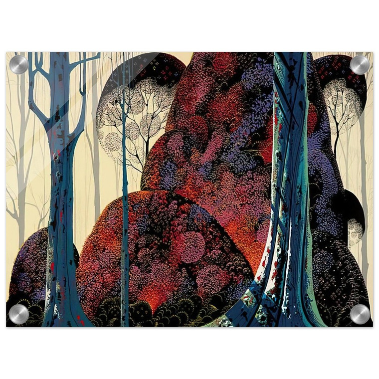 Eyvind Earle  Jewel Forest Acrylic Print