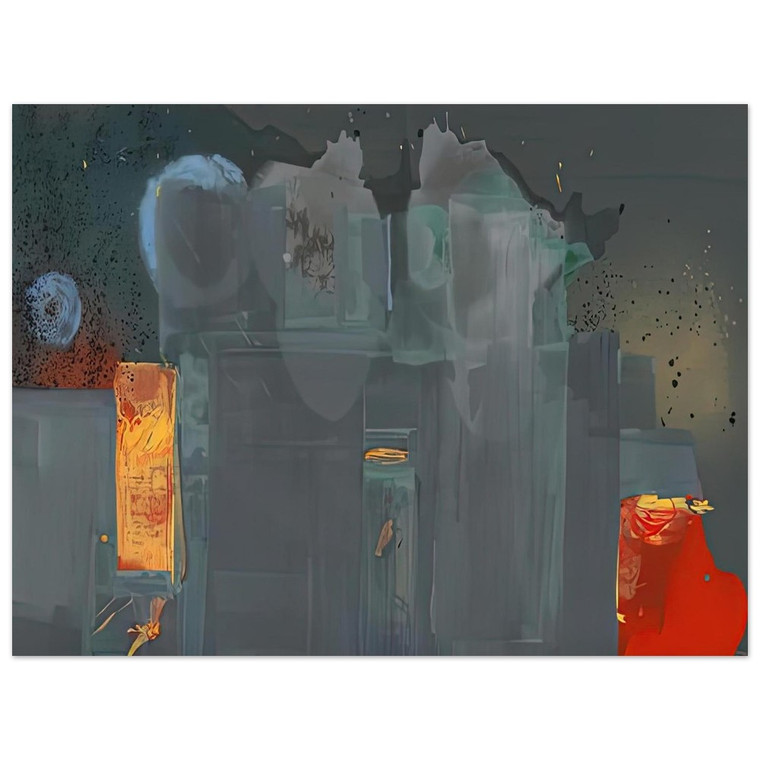 Helen Frankenthaler  Janus 1990 Aluminum Print