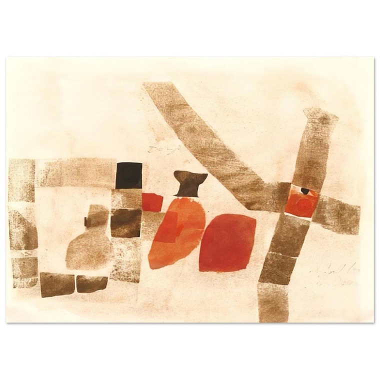 Julius Bissier  Dongo  1964 Fine Art Poster / Art Print