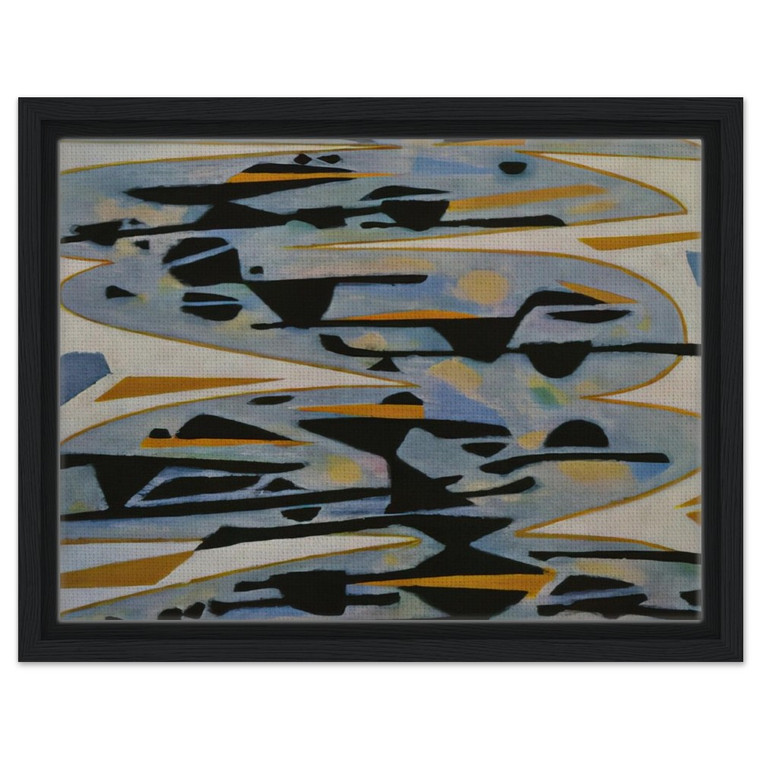 Alfred Manessier  Morte eau  1954 Framed Canvas