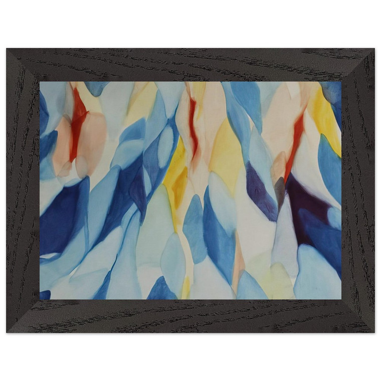 Alice Baber  The Way of the Wind Premium Wooden Framed Art Print / Poster