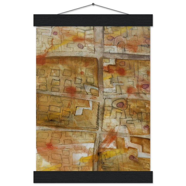 Keith Haring  UNTITLED 1978 3 N2 Museum-Quality Matte Paper Poster with Hanger