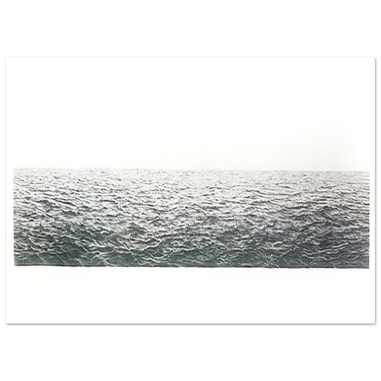 Vija Celmins  UNTITLED OCEAN 1972 Fine Art Poster / Art Print