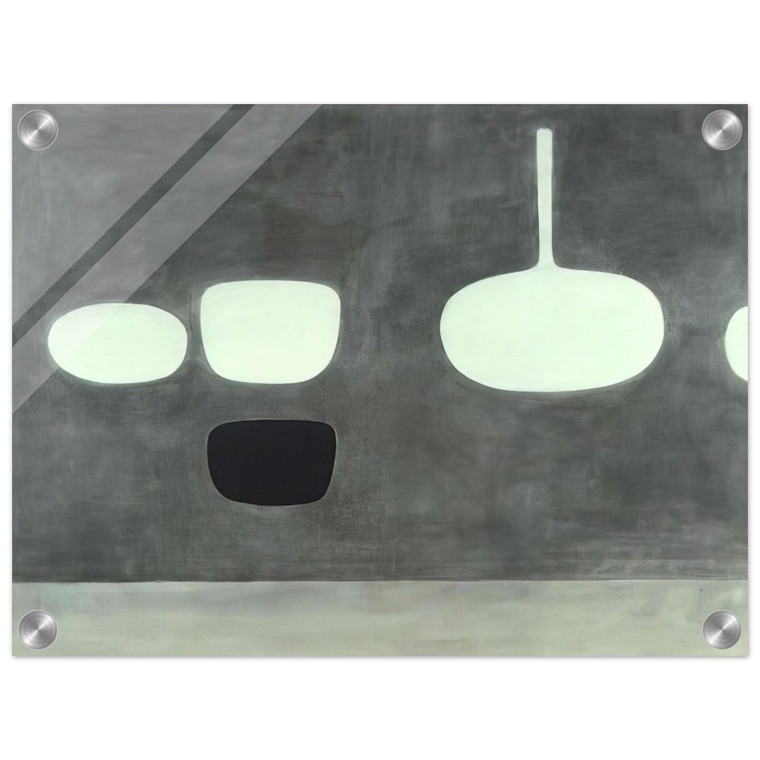 William Scott  Grey Still Life  1969 Acrylic Print