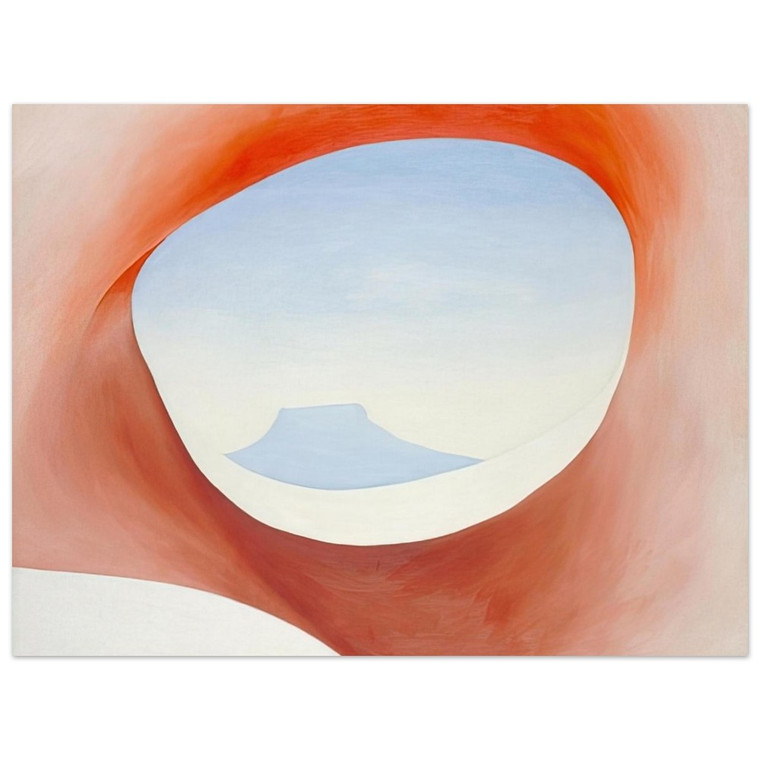 Georgia OKeeffe  Pedernal  From the Ranch I Aluminum Print