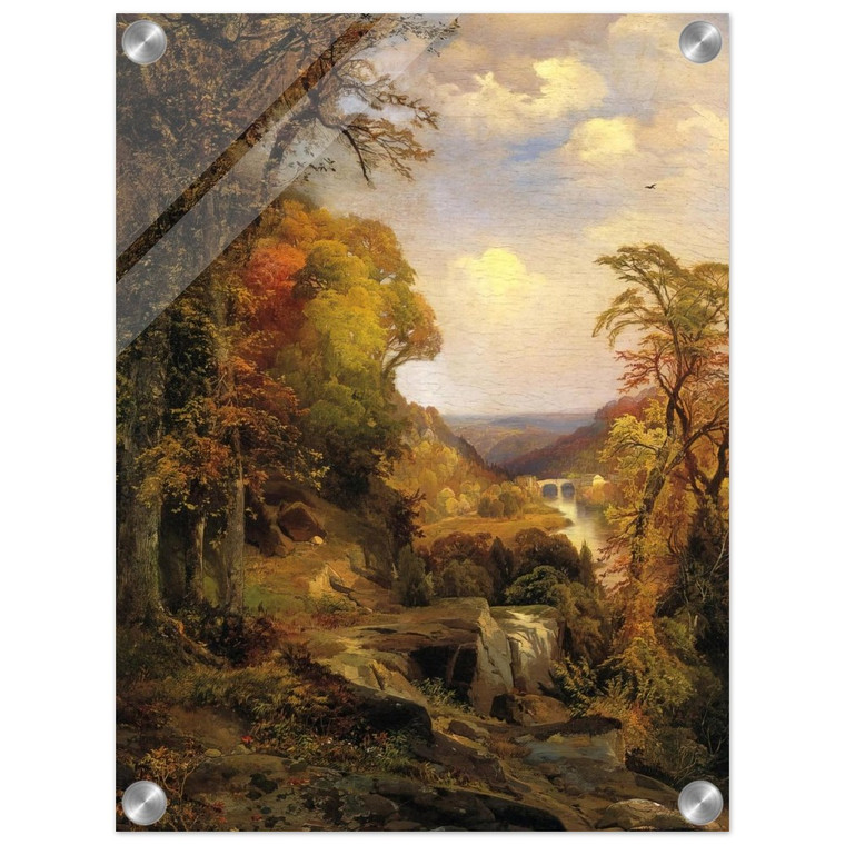 Thomas Moran  On the Wissahickon near Chestnut Hill Acrylic Print