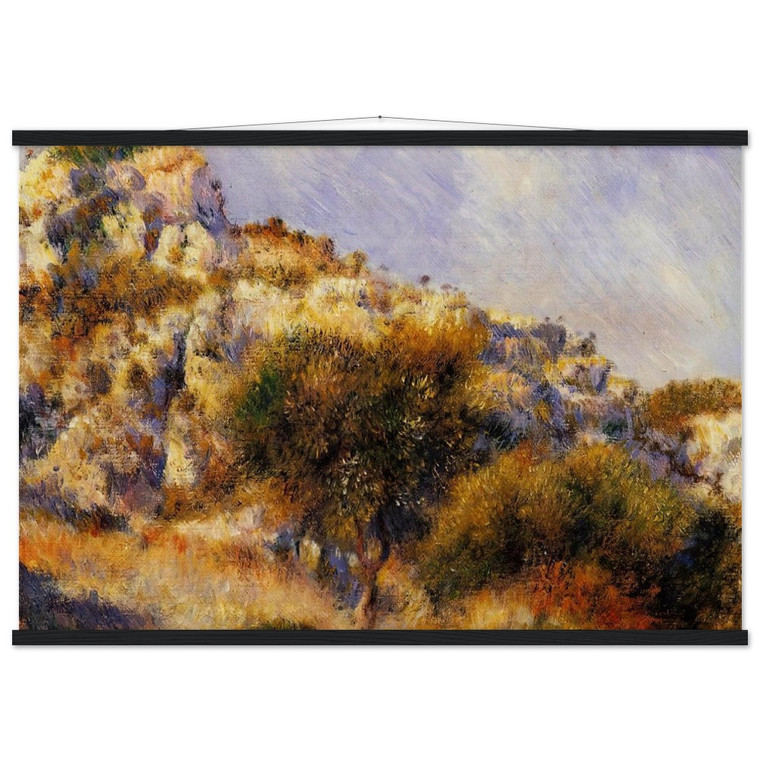 Pierre-Auguste Renoir Rocks L'Estaque N2 Museum Matte Poster Hanger