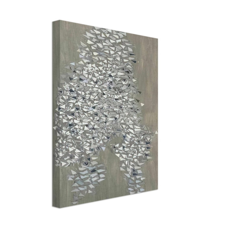Robert Goodnough  Vertical Gray  1985 Canvas
