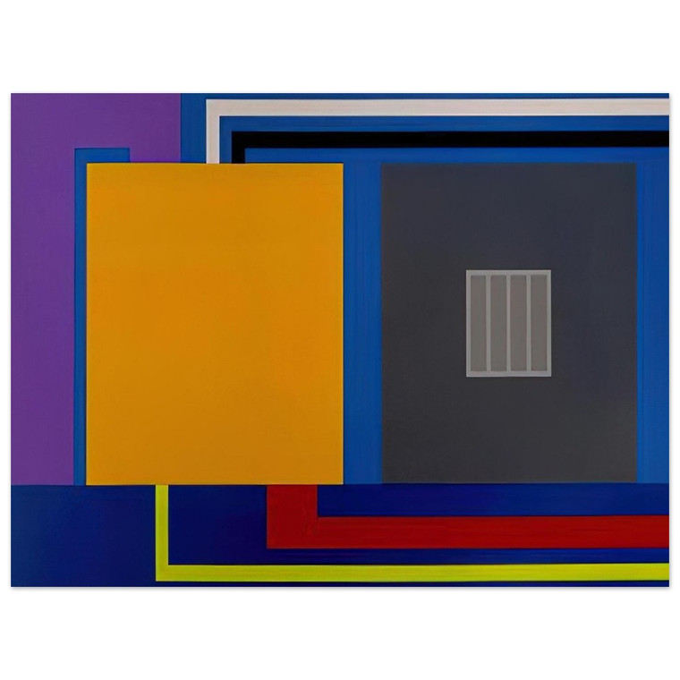 Peter Halley  A Perfect World  1993 Aluminum Print