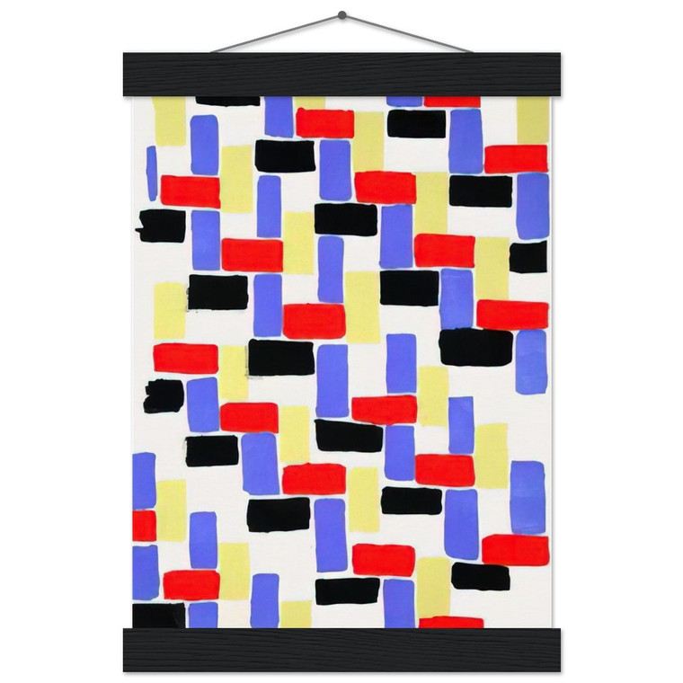 Sonia Delaunay  D181OULEURS IDEES Museum-Quality Matte Paper Poster with Hanger