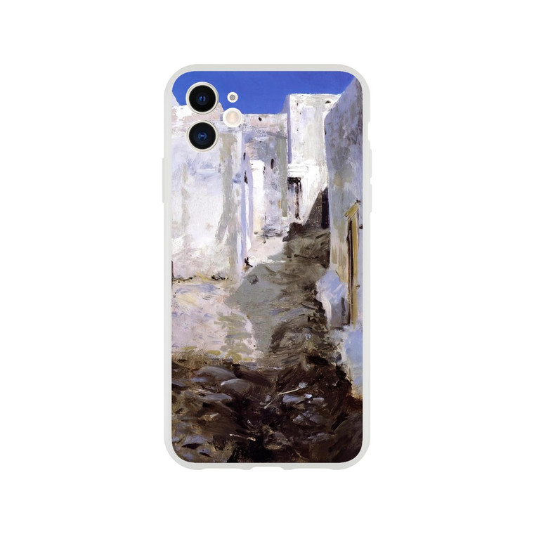 John Singer Sargent - A Street in Algiers Flexi case