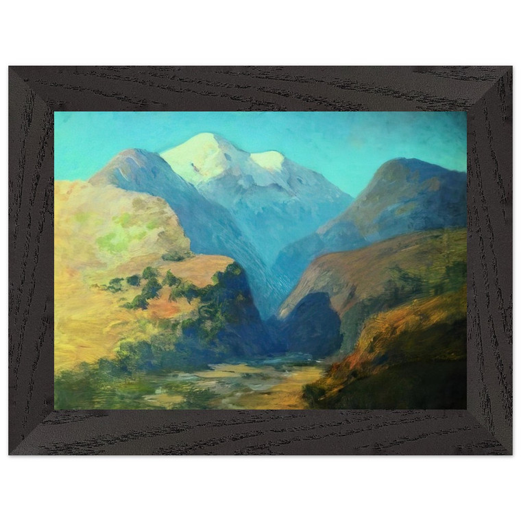 Arkhyp Kuindzhi Snowy Caucasus Peaks Framed Art Print Poster