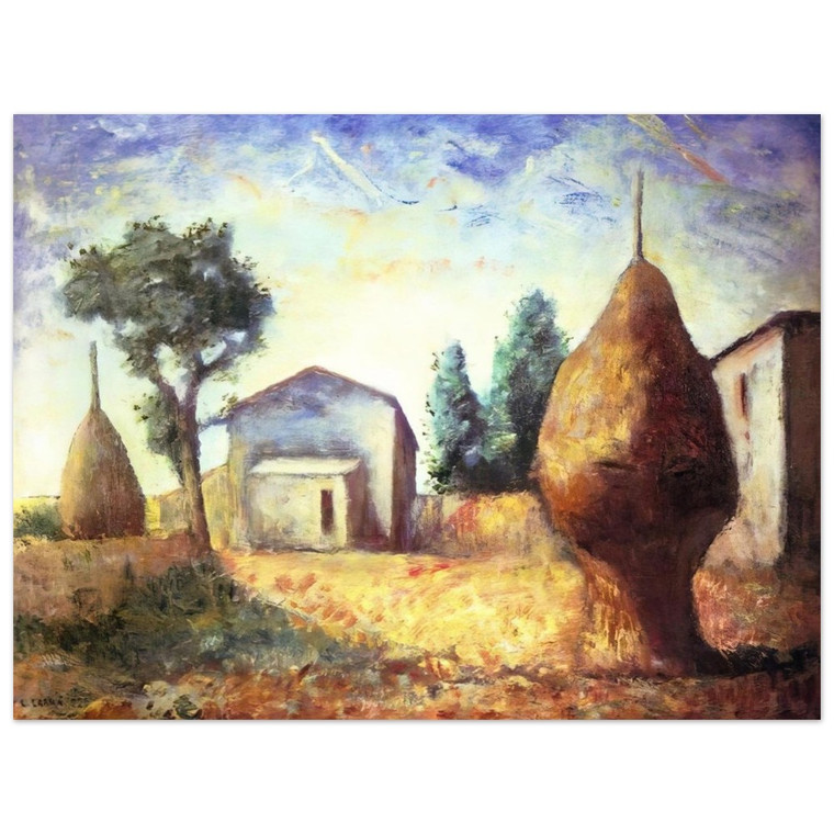 Carlo Carra  PAGLIAI 1929 Aluminum Print