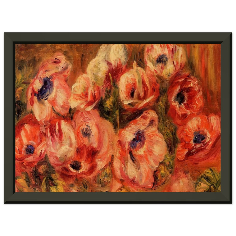 PierreAuguste Renoir  ANEMONES N3 Premium Metal Framed Art Print / Poster