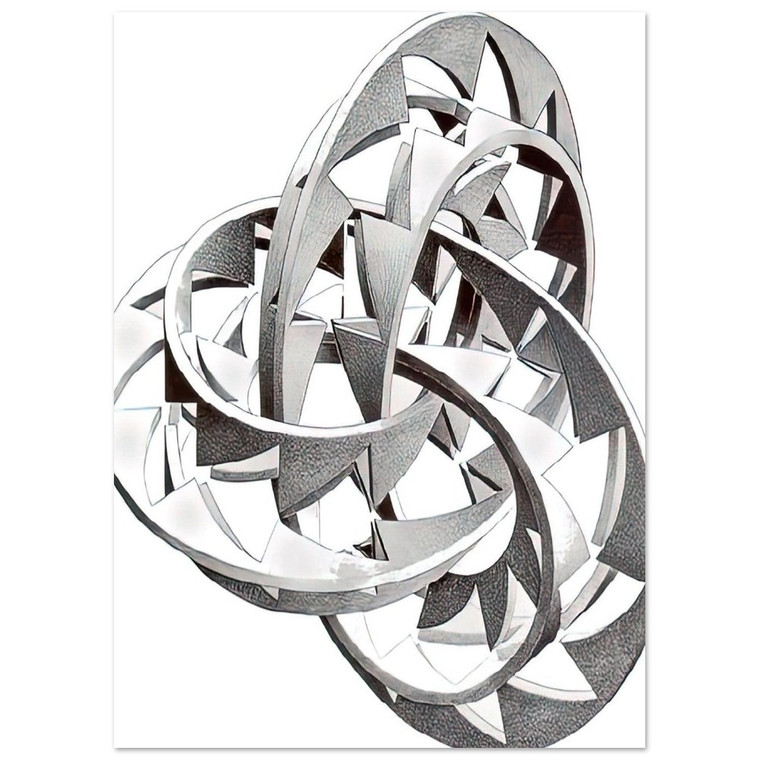 MC Escher  KNOT Fine Art Poster / Art Print