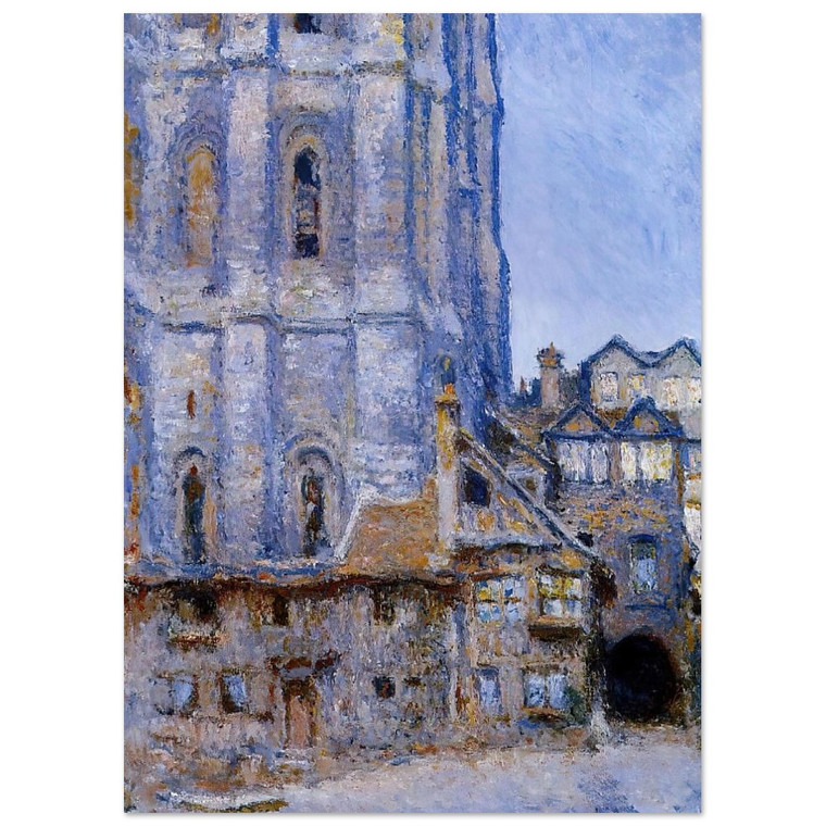 claude monet  The Cour dAlbane Fine Art Poster / Art Print