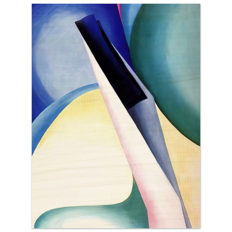 Georgia OKeeffe  Black Spot No 2 Wood Print