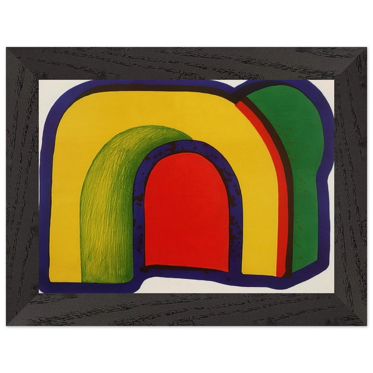 Howard Hodgkin  Arch  1971 Premium Wooden Framed Art Print / Poster