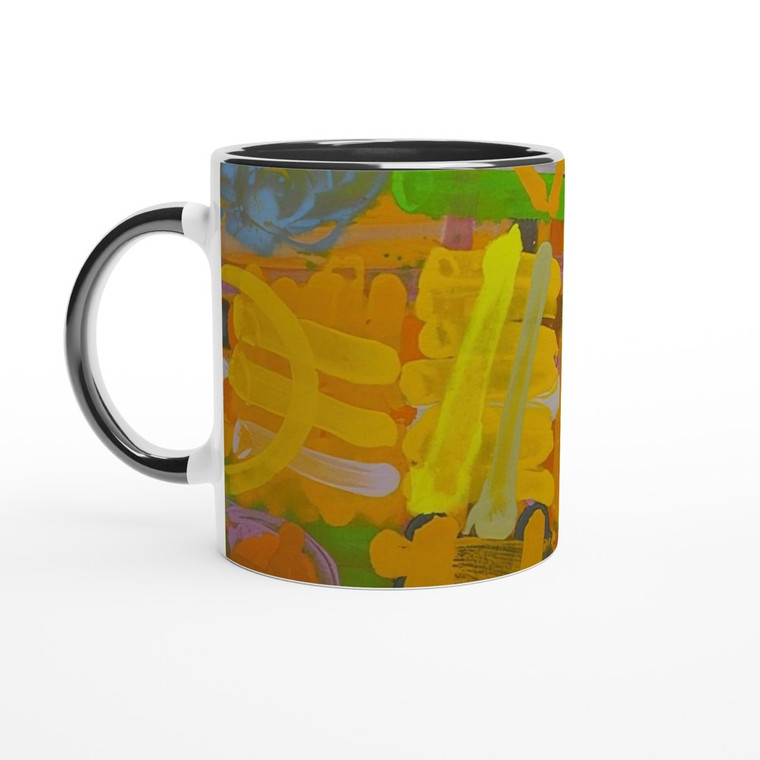 Albert Irvin - Pomona - 1991 Ceramic Mug with Color Inside