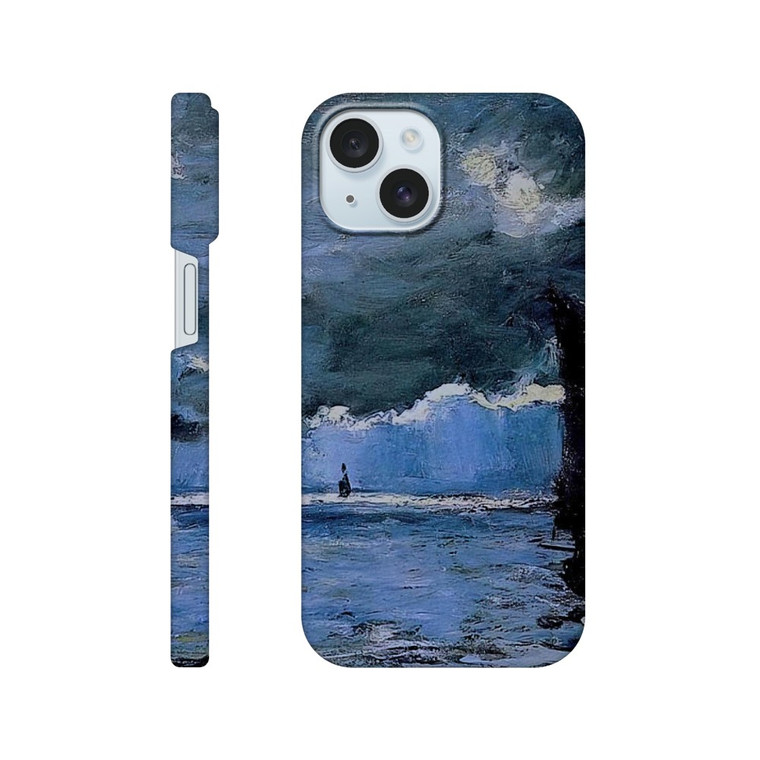 claude monet - Seascape Night Effect Slim case