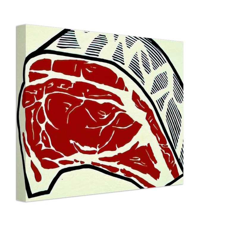 Roy Lichtenstein  STANDING RIB 1962 Canvas