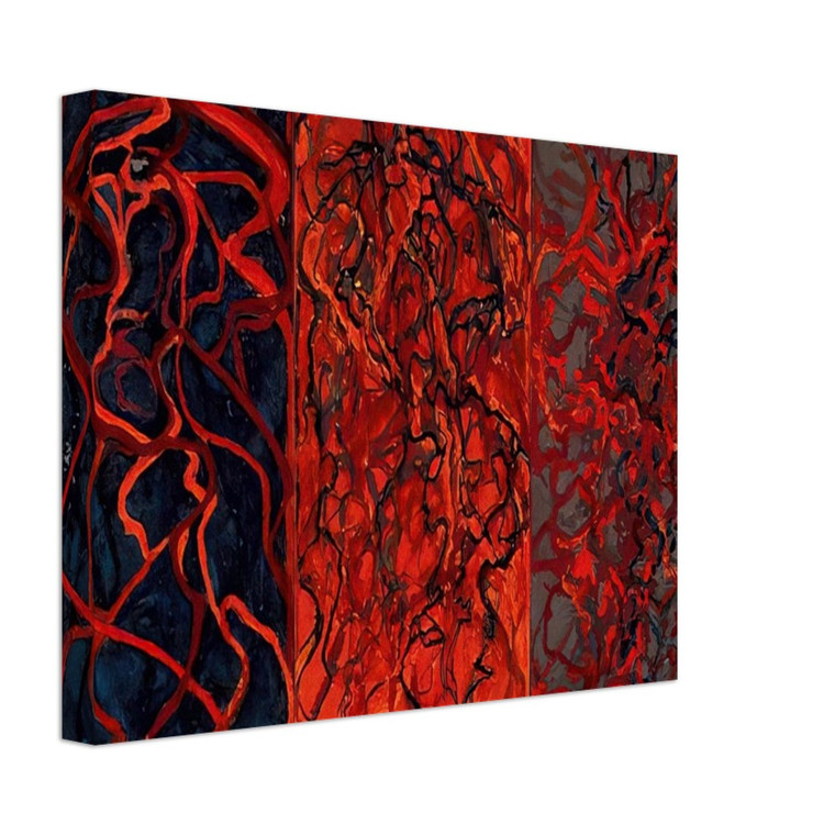 Brice Marden  Nevisian Triptych  2008 Canvas