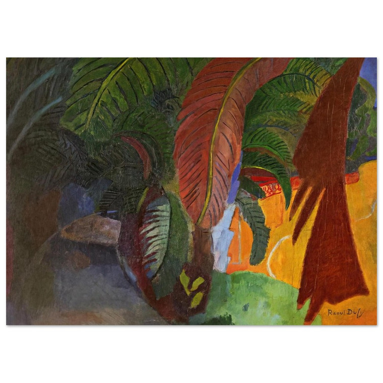 Raoul Dufy PALM TREES AT MARTIGUES HOMAGE TO GAUGUIN 1910 Art Print