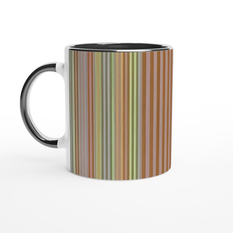 Gene Davis - Cannonball - 1969 Ceramic Mug with Color Inside